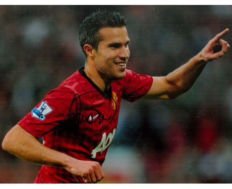 Football Robin Van Persie signed 10x8 colour photo pictured while playing for Manchester United. Good condition. All autograp