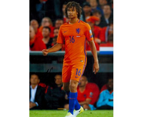 Football Nathan Ake signed 12x8 inches colour photo pictured while playing for the Netherlands. Good condition. All autograph