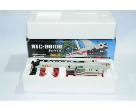 NZG a boxed 1:50 Scale No.619 Limited Edition RTC 80100 Rough Terrain Crane "LINK-BELT". Condition is Near Mint (unchecked fo