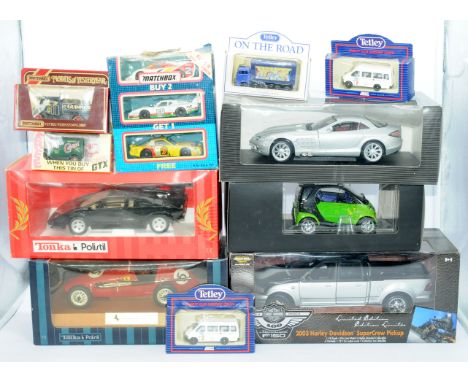 Tonka (Polistil) &amp; Similar a boxed group of mixed Scale models (see photo). Conditions appear to be Excellent (unchecked 