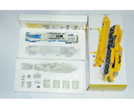 NZG a boxed 1:50 Scale No.732/07 LTM11200-9.1 Mobile Crane "ROXU". Condition is Near Mint to Mint (unchecked for completeness