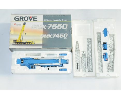 Manitowoc (NZG) a boxed 1:50 Scale GMK7450/7550 All-Terrain Hydraulic Crane "LAUKANT". Condition is Excellent (unchecked for 