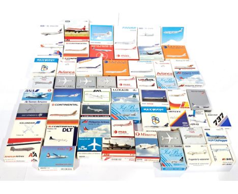 Schabak a boxed group of 1/600 scale miniature airliners to include Douglas DC-3 "TWA", Caravelle "Finnair", Douglas DC-10 "F