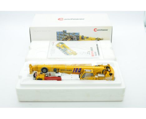 Manitowoc a boxed 1:50 Scale No.01250 GMK5095/5115 All-Terrain Crane "WIESBAUER". Condition is Excellent Plus to Near Mint (u