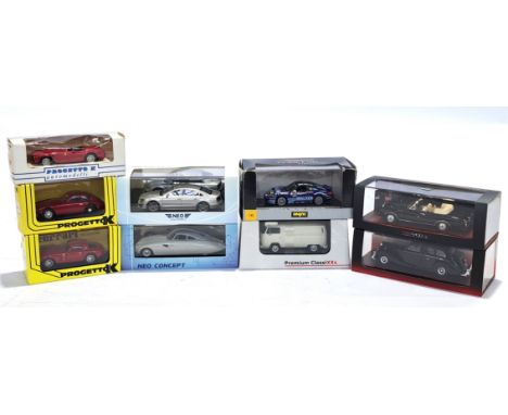 Neo, True Scale Miniatures, Progetto K &amp; Similiar, a boxed group of vehicles. See photo. Conditions appear to be Good Plu