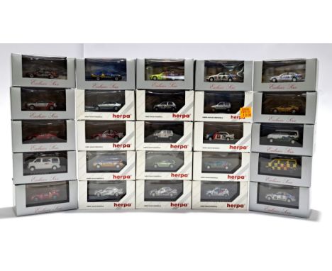 Herpa "Private Collection" &amp; "Exclusiv Serie" and similar 1/87 scale diecast cars, a boxed group to include VW Caravelle 