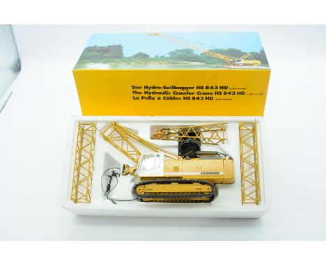 Conrad a boxed 1:50 Scale No.2731 HS843HD Hydraulic Crawler Crane "LIEBHERR". Condition is Excellent (unchecked for completen