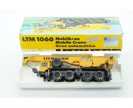 Conrad a boxed 1:50 Scale No.2079 LTM1060 Mobile Crane "LIEBHERR". Condition is Good to Excellent (unchecked for completeness