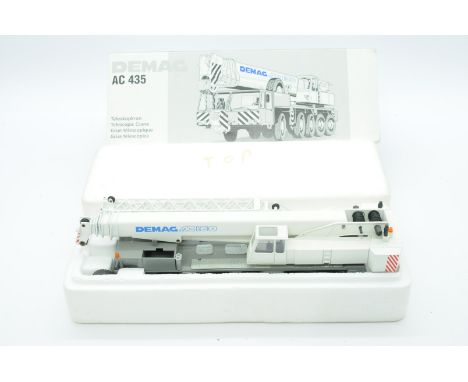 Conrad a boxed 1:50 Scale No.2081 Demag AC160 Telescopic Crane. Condition is generally Excellent (unchecked for completeness 