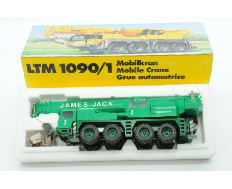 Conrad a boxed 1:50 Scale No.2087 LTM1090/1 Mobile Crane "JAMES JACK". Condition is generally Excellent (unchecked for comple