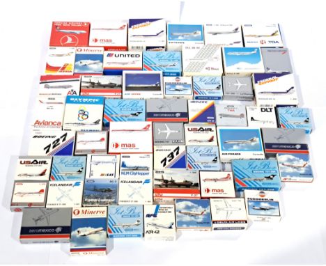 Schabak a boxed group of 1/600 scale miniature airliners to include Boeing 737-300 "USAIR", Airbus A 300 "Malaysian Airline S