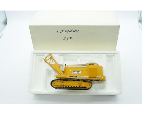 Conrad a boxed 1:50 Scale No.2831 HS882 Hydraulic Cable Excavator "LIEBHERR". Condition is Fair to Good (PLEASE NOTE THIS MOD