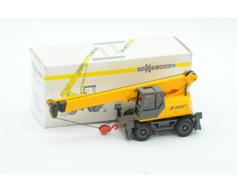 NZG a boxed 1:50 Scale No.392 613M Allround-Telescopic Crane "SENNEBOGEN". Condition is Excellent (unchecked for completeness