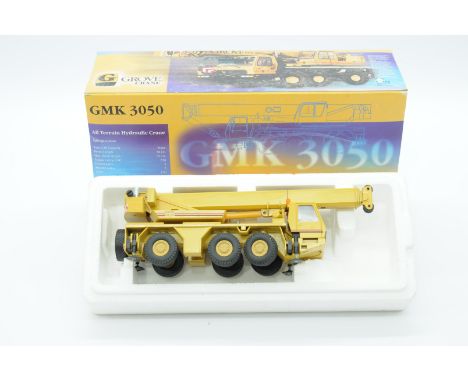 Conrad a boxed 1:50 Scale No.2092 Grove GMK3050 All-Terrain Hydraulic Crane. Condition is Excellent Plus (would benefit from 