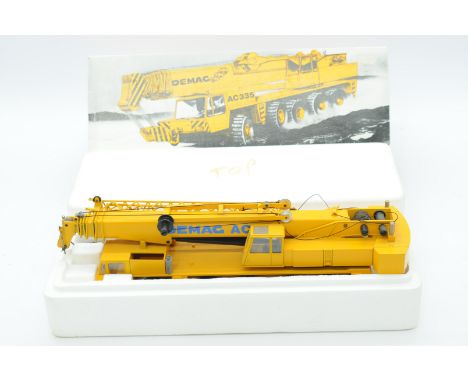 Conrad a boxed 1:50 Scale No.2081 Demag AC335 All-Terrain Crane. Condition is Excellent (unchecked for completeness and would