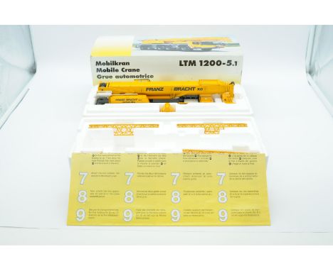 Conrad a boxed 1:50 Scale No.2101/0 LTM1200-5.1 Mobile Crane "FRANZ BRACHT". Condition is Excellent Plus (unchecked for compl