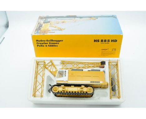 Conrad a boxed 1:50 Scale No.2831/02 HS885HD Crawler Crane "LIEBHERR". Condition is Excellent (unchecked for completeness) in