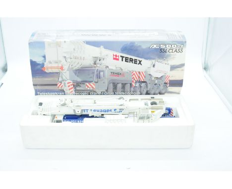 Conrad a boxed 1:50 Scale No.2098/1 Demag AC500-1 SSL Class Telescopic Crane "PETIT LEVAGES SR". Condition is Excellent (unch