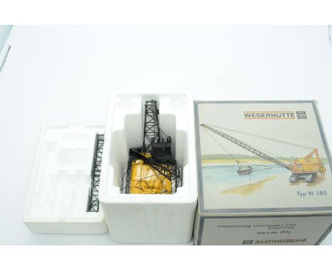 NZG a boxed 1:50 Scale No.500 W180 Draglift Crane "WESERHUTTE". Condition is generally Excellent (unchecked for completeness)