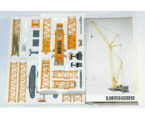 Conrad a boxed 1:50 Scale No.2736/0 LR1750 Crawler Crane "LIEBHERR". Condition is Excellent (unchecked for completeness) in g