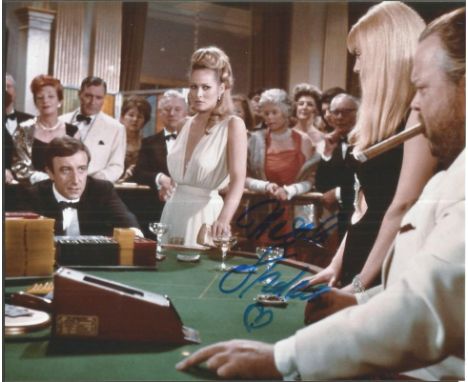 Ursula Andress signed colour 10x8 photo. Swiss film and television actress, former model and sex symbol, who has appeared in 