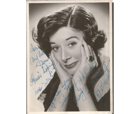 Kitty Bluett Actress Signed Vintage Photo. Good condition