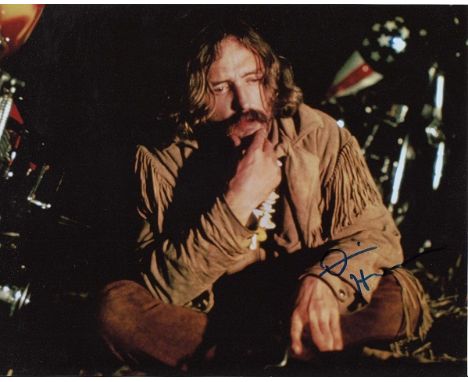 Dennis Hopper signed 10 x 8 colour photo. Great photo of the Hollywood superstar. Good condition