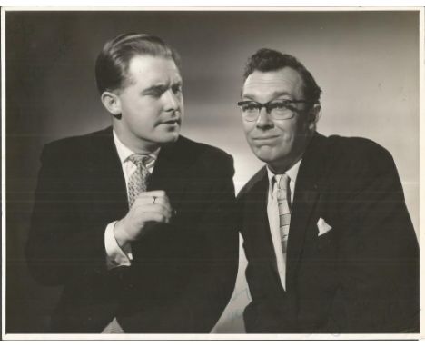 Morecambe & Wise Comedy Act Signed Vintage 8x10 Photo. Good condition