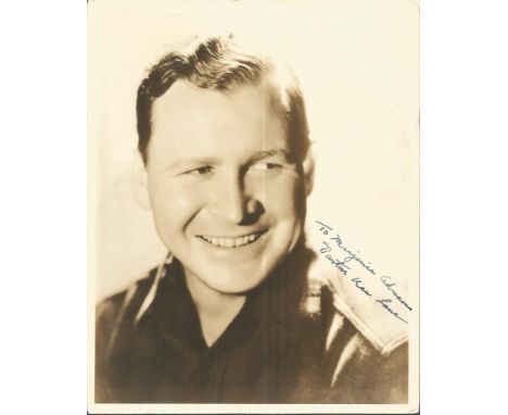 Barton Maclane signed vintage 10x8 photo. December 25, 1902 - January 1, 1969 was an American actor, playwright, and screenwr