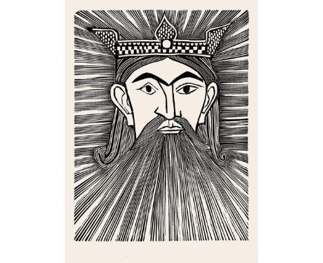 Marcks, G. - Merton, Thomas. The Tower of Babel. 30 S., 2 Bl. Mit 4 blattgroßen Original-Holzschnitten und 2 Schriftholzschni