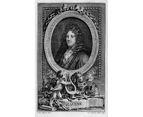 Racine, Jean. Oeuvres. Avec des commentaires par M. Luneau de Boisjermain. 7 Bände. Mit 1 (statt 2) gestochenem Portraits und