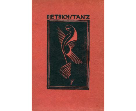 Dietrich, Rudolf Adrian. Das Tanzbuch. 53 S., 1 Bl. 18 x 12 cm. Illustr. OPappband (Rücken mit kl. Fehlstelle). Regensburg, F