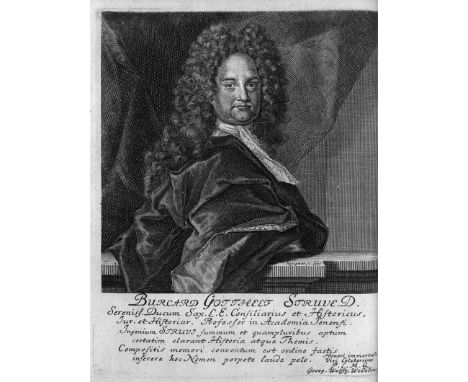 Struve, Burkhard Gotthelf. Syntagma historiae Germanicae a prima gentis origine ad annum usqve MDCCXVI. ex genuinis historiar