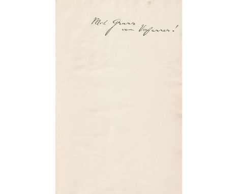 Hesse, Hermann. Hinterlassene Schriften und Gedichte von Hermann Lauscher. Hrsg. von H. Hesse. IV, 83 S. 20,2 x 13,4 cm. Mode