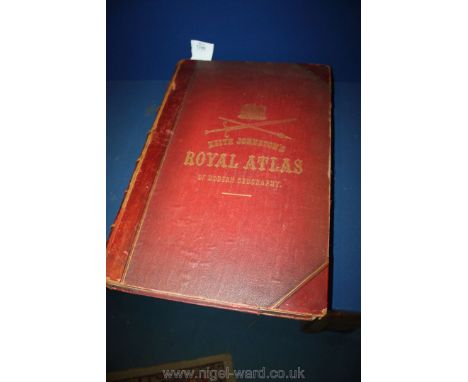 A volume, ''The Royal Atlas of Modern Geography'' by the late Alexander Keith Johnston, Geographer to the Queen with addition
