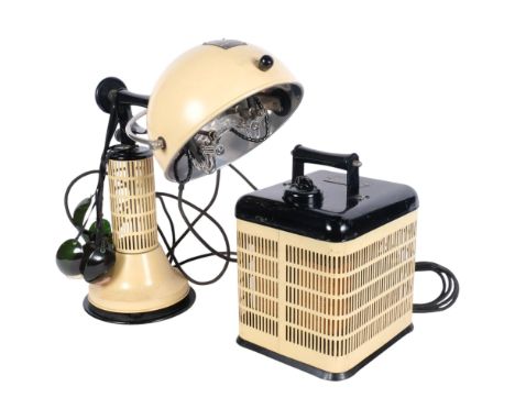 A Vintage Hanovia Home sun lamp, for ornamental use 