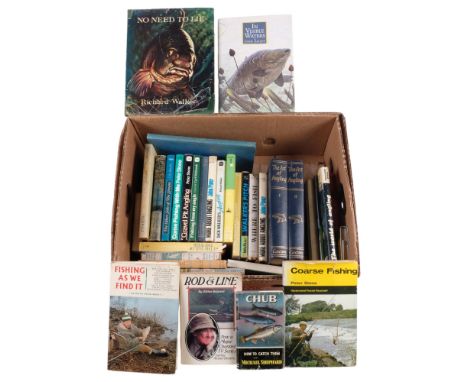 A large quantity of Vintage books, all relating to fishing/angling, including Rod And Line by Arthur Ransome, The Art Of Angl