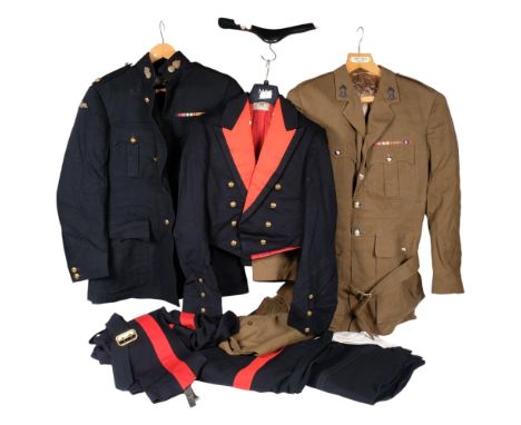 3 sets of British Army Mess uniform of Major JMG McCausland RA 