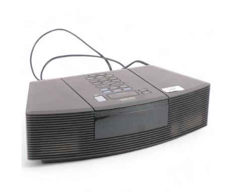 A Mark I Bose Wave radio/CD, model no. AWRC3G, serial no. 022381313050003AC, with power cable 