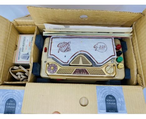 George Formby (1904-1961). A vintage Geloso recorder and extension speaker, c. 1959, boxed with instructions, by repute from 