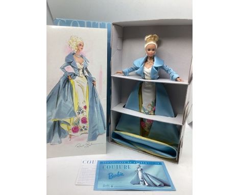 Mattel Barbie doll; 1996 issue Serenade in Satin Limited edition . This is a FABULOUS barbie in an azure gown with a fashion 