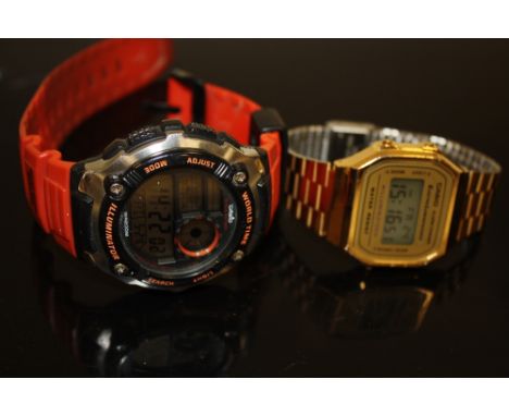TWO CASIO DIGITAL WRIST WATCHES