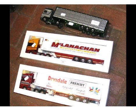 Two boxed Eligor Transporter Trucks and one other 