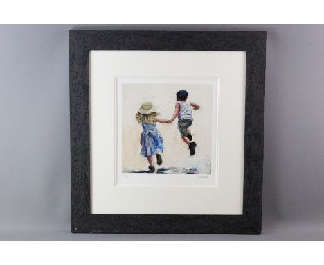 Keith Proctor (Contemporary) limited edition giclee print, entitled 'Jumping Jack', nr 183/295, signed and numbered in the lo