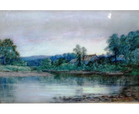 William Beattie Brown (1831-1909), An old Bobbin mill on the Spay, near Kinaraig, Invernesshire, watercolour, signed and date