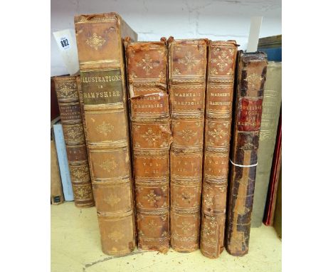 Britton (John) & Brayley (Edward) A Topographical and Historical Survey of the County of Southampton, 2 vol., extra illustrat