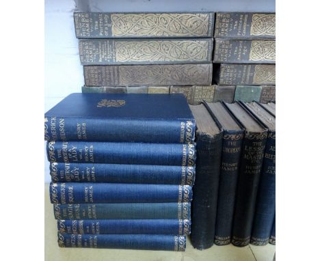 James (Henry) The Works, 35 vol. plus duplicates of Portrait of a Lady vol. 1 & 2, The Reverberats with Boots label removed, 