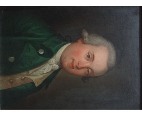 English School (late 18th century), Portrait of a gentleman said to be Archibald Hope Esq of Amsterdam, oil on  board, 30cm x