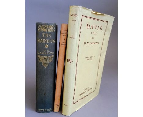 Lawrence (D.H.) The Rainbow, First Edition, Presentation Copy stamp to title, original cloth, spine dulled, slight marking, r