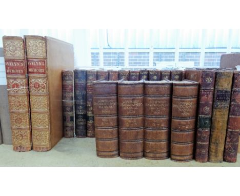 Evelyn (John) Memoirs Illustrative of the Life and Writings of John Evelyn.... 2 vol., portrait frontis to each vol. plus 9 p